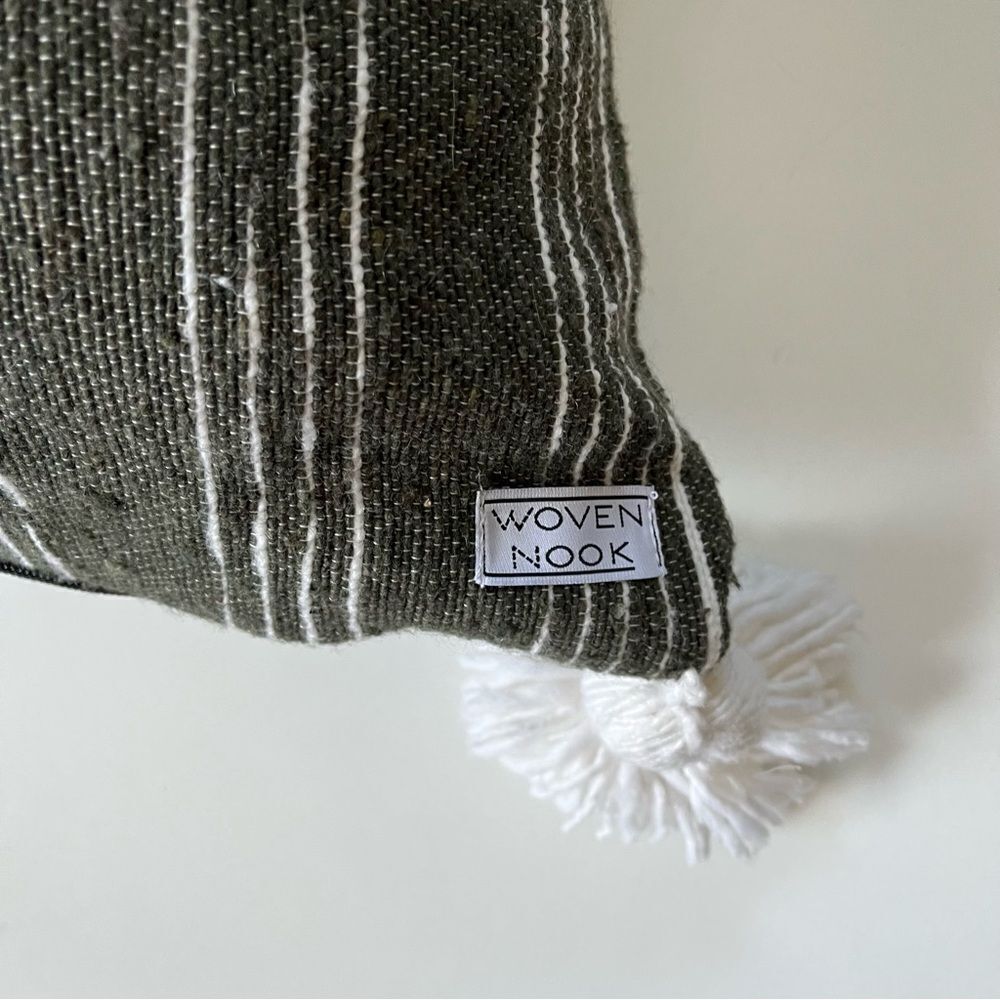 Woven Nook Boho Pillow Case and Insert - Picture 2 of 9